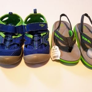 Toddler Boy Sandals Water Shoes Lot Size 9/10